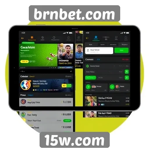 Funcionalidade do site mobile do brnbet.com